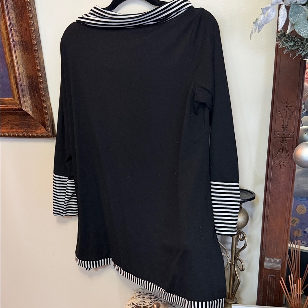 Womens Clothing T-Shirt Patchwork-Pockets Long-Sleeve - Picture 3 of 3